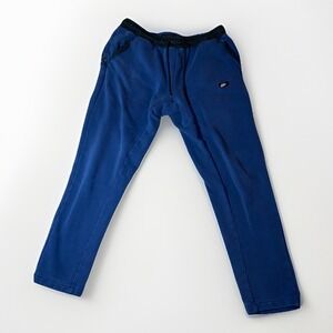 Unisex‎ Nike Blue And Black Joggers Large Drawstring